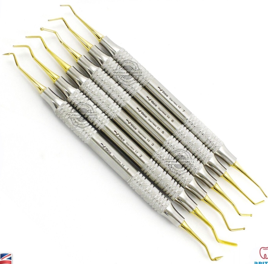 Dental Composite Instrument Anterior Posterior Filling Instruments Complete 6PCS