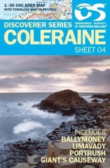 Northern Ireland Coleraine 4 OS Discoverer MAP