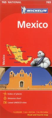 Mexico - Michelin National Map 765 by Michelin (Sheet map, folded) - Image 2