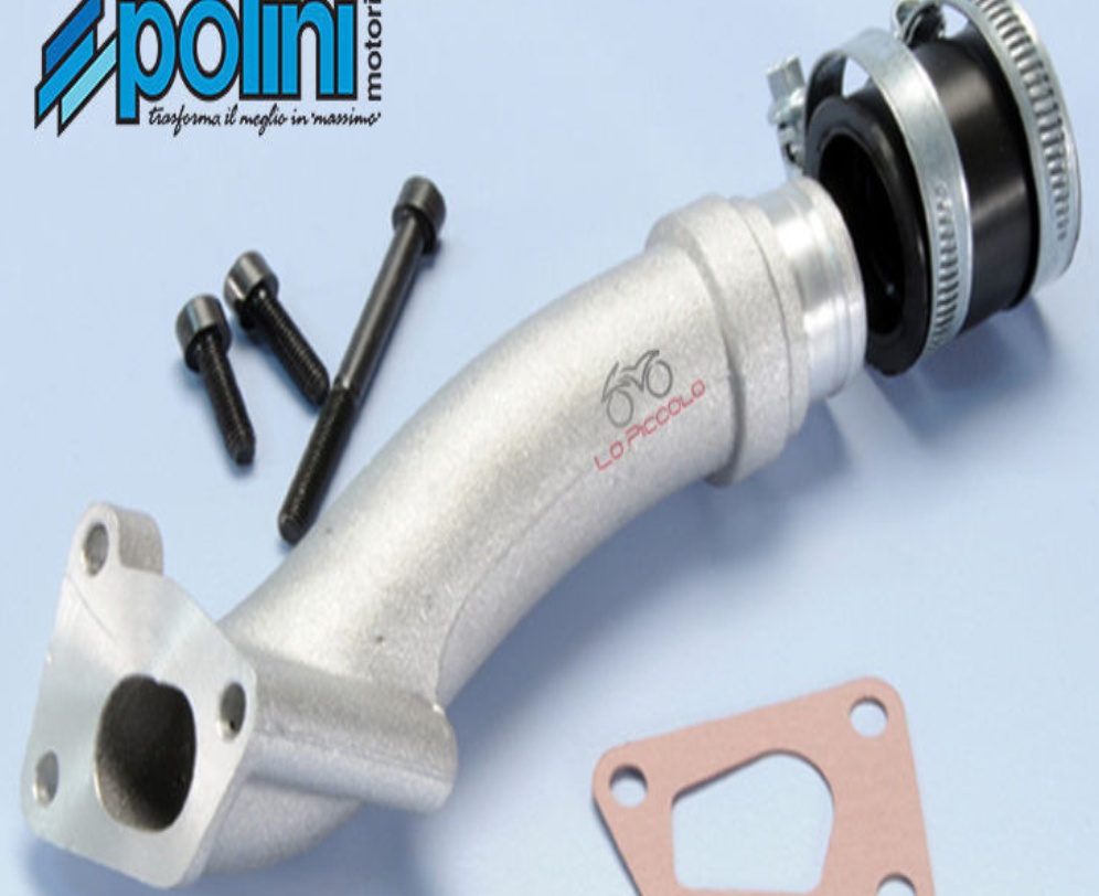 Polini Ø 24 3 Hole Intake Manifold Carburetors CP Piaggio Vespa 50 Special