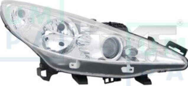 Left TYC 20-1062-05-2 Headlight for PEUGEOT