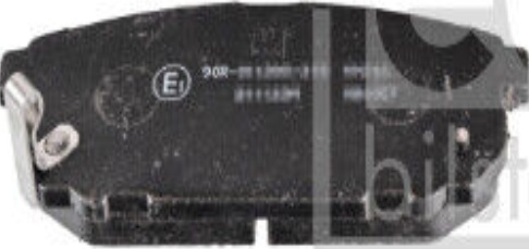 Rear FEBI GERMANY 16524 Brake Pad Set, disc brake for KIA