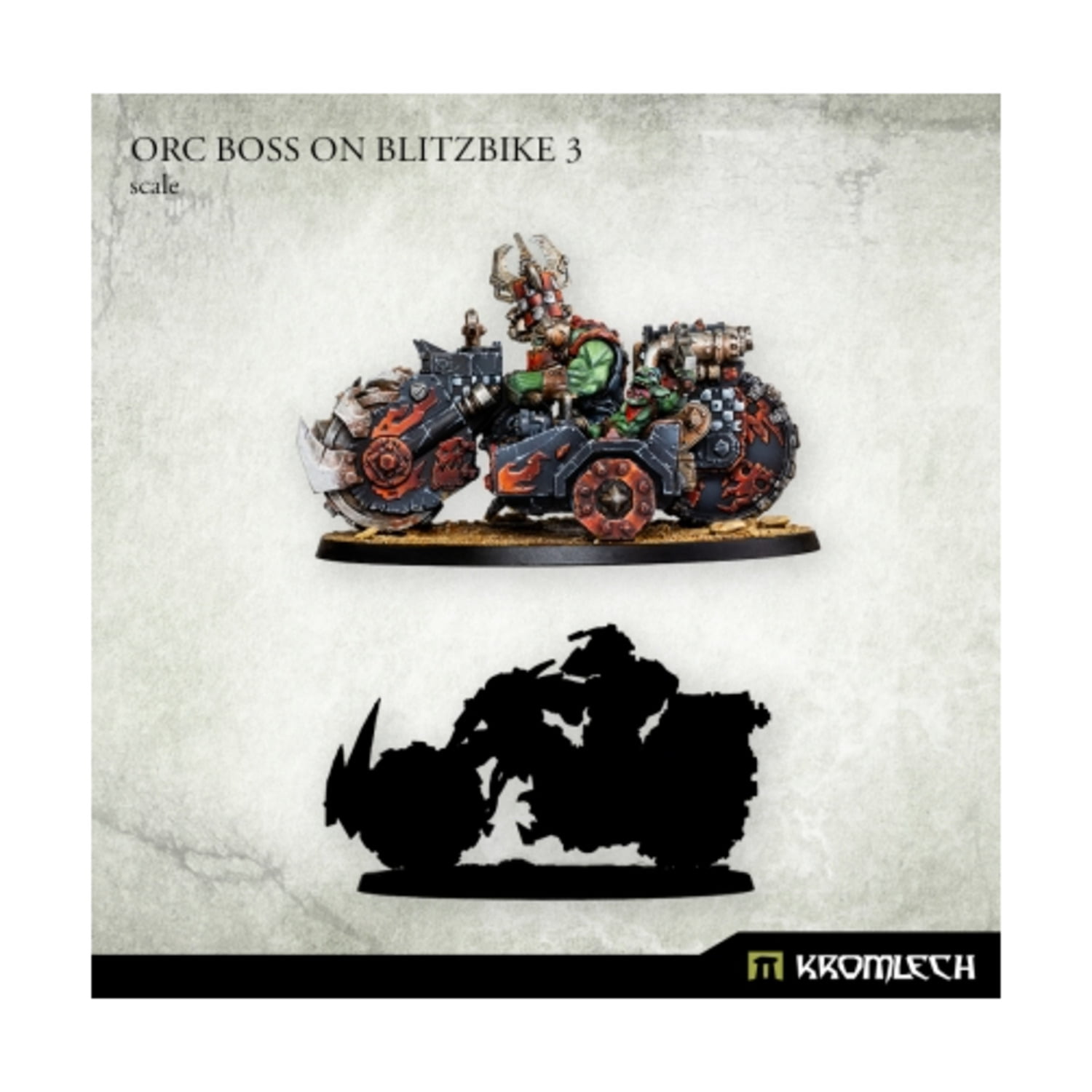 Kromlech Orc Boss on Blitzbike 3 KRM185