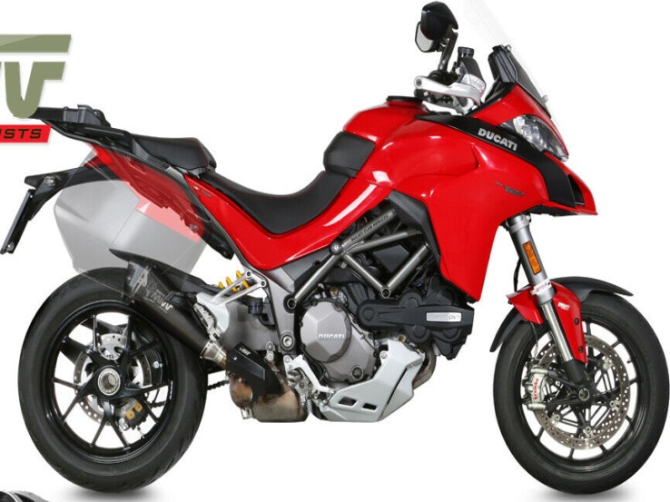 Mivv Approved Exhaust Delta Race Black Steel DUCATI MULTISTRADA 1260 2018 > 2020