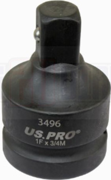 US PRO Tools Impact Socket Adaptor Step Up Adapter 1"" Inch F to 3/4"" Inch M 3496