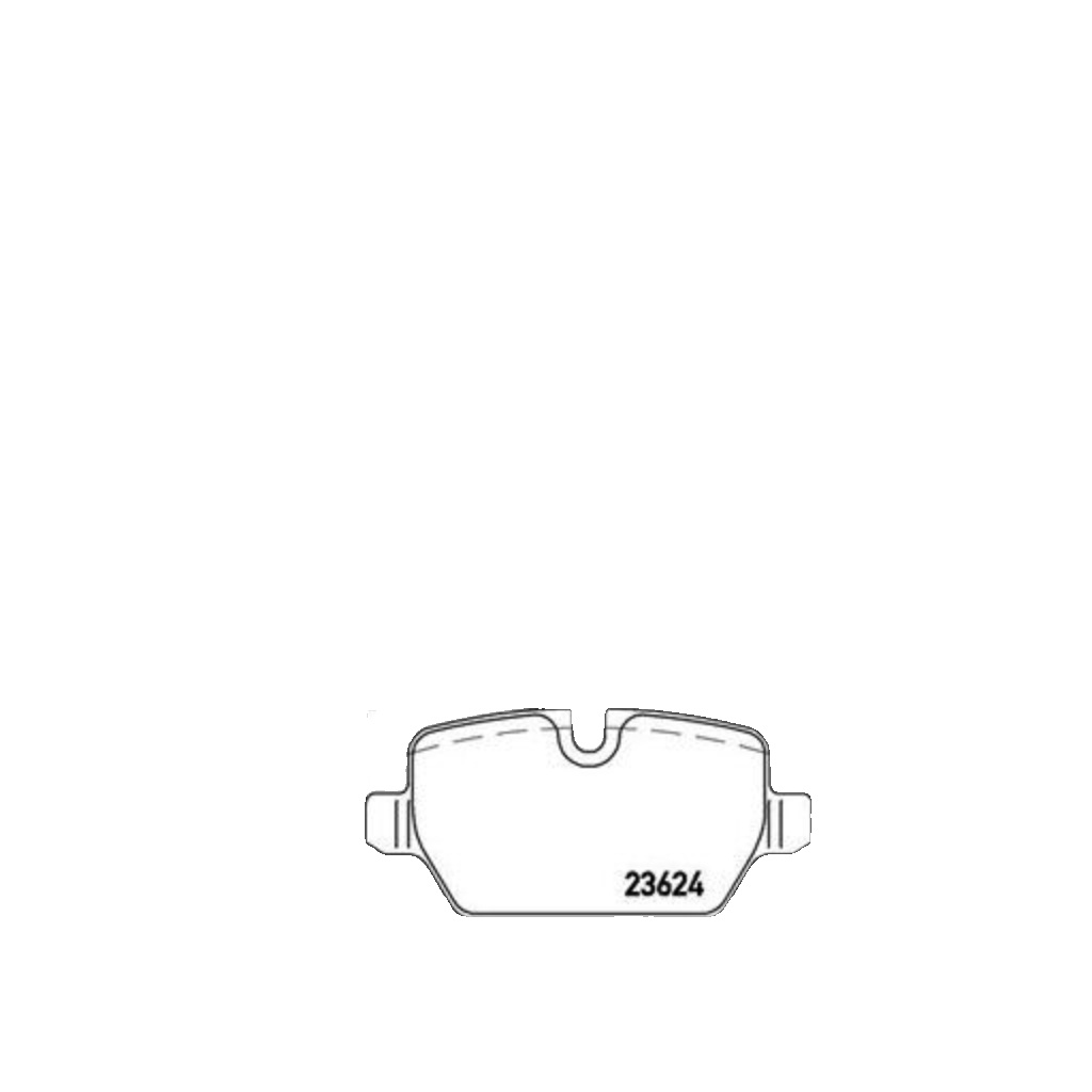 Brembo Brake Pad Rear - P06037x
