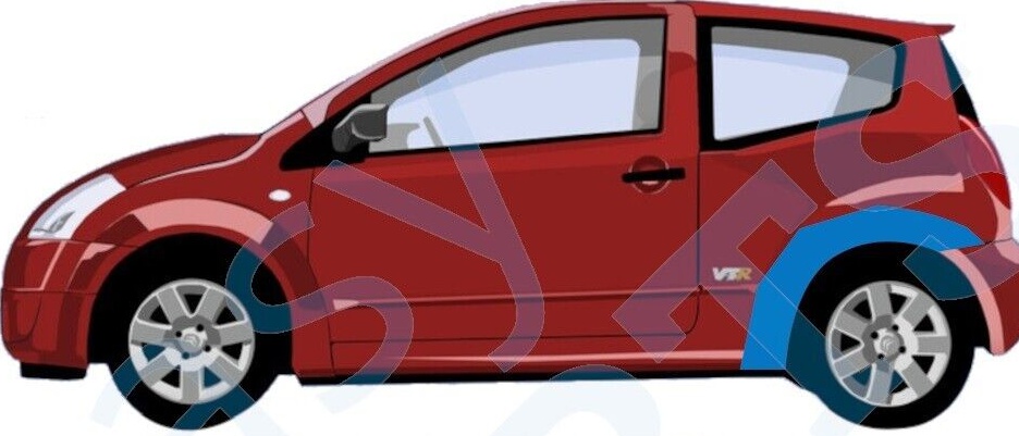 CITROEN C2 2003-2009 REAR WHEEL ARCH / LEFT
