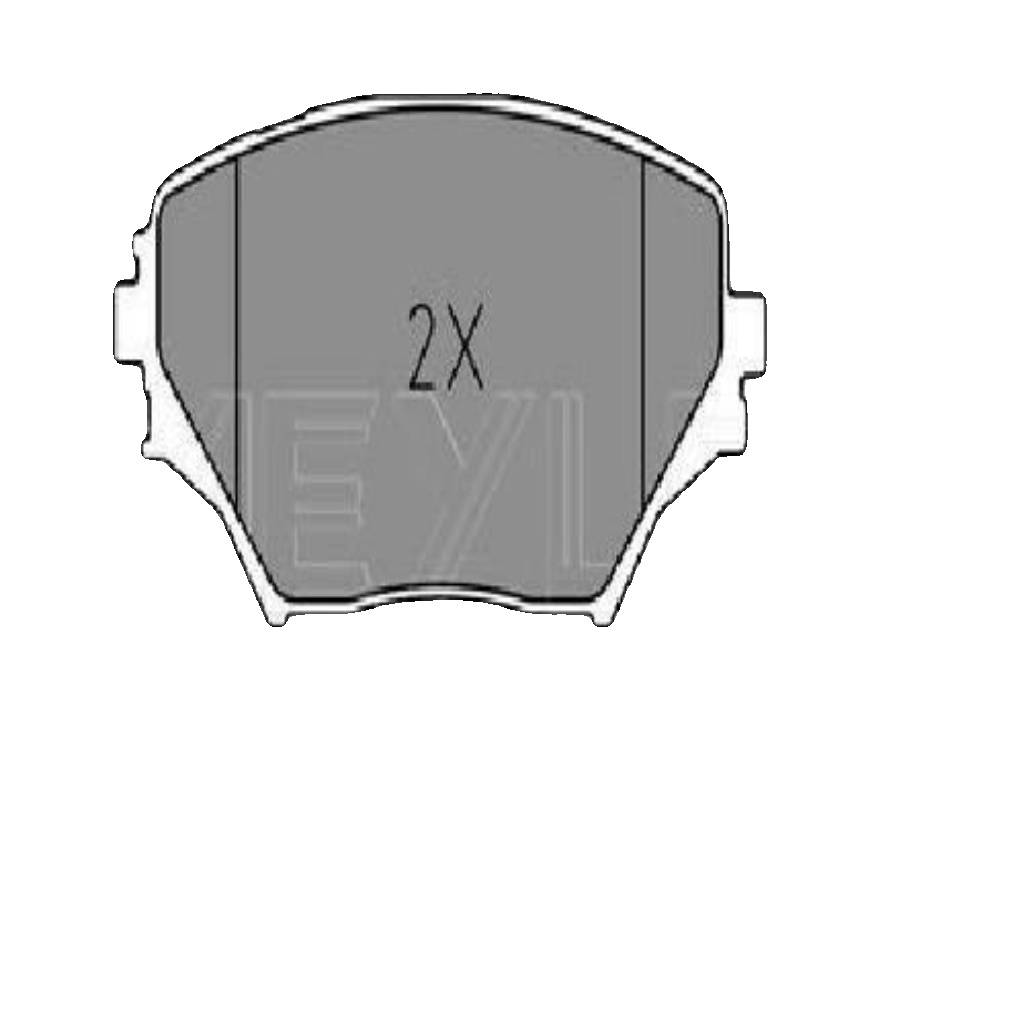Front MEYLE GERMANY 025 235 8517/PD Brake Pad Set, disc brake for TOYOTA