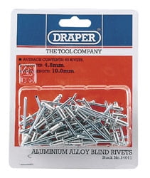 Draper 14011 Blind Rivets 48 x 10mm (50 Piece)