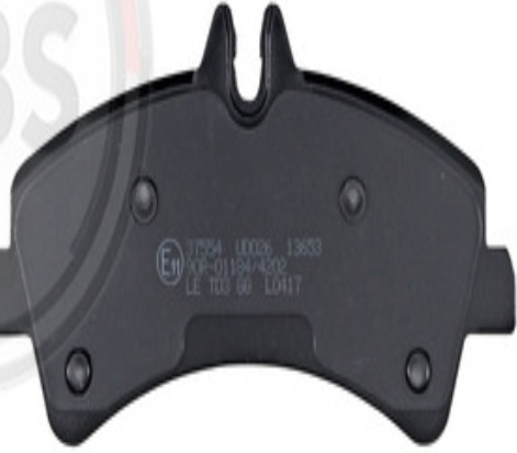 37554 A.B.S. Brake Pad Set, disc brake for MERCEDES-BENZ,VW