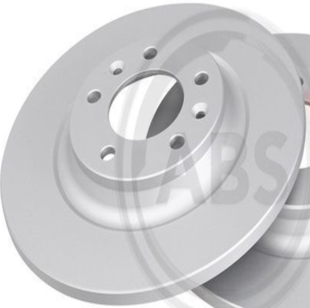 2x Original A.B.S. Brake Disc 17555 for Citroën Peugeot