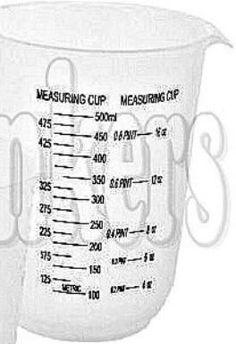 3 MEASURING JUGS ASSORTED SIZE LARGE PLASTIC KITCHEN SET FLOUR WATER SUGAR SCALE