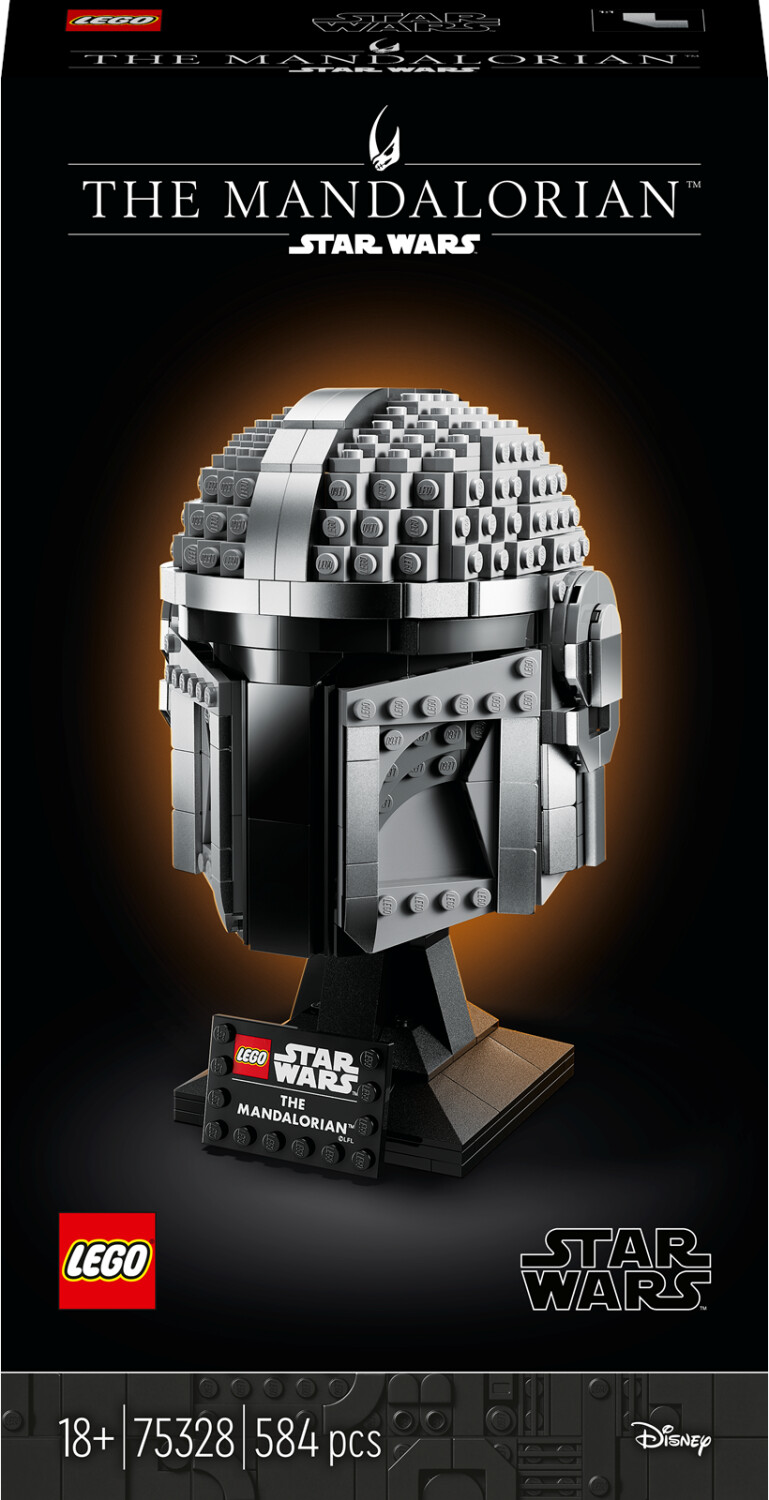 LEGO Star Wars 75328 Casco del Mandaloriano Helmet Nuovo Sigillato - Immagine 6