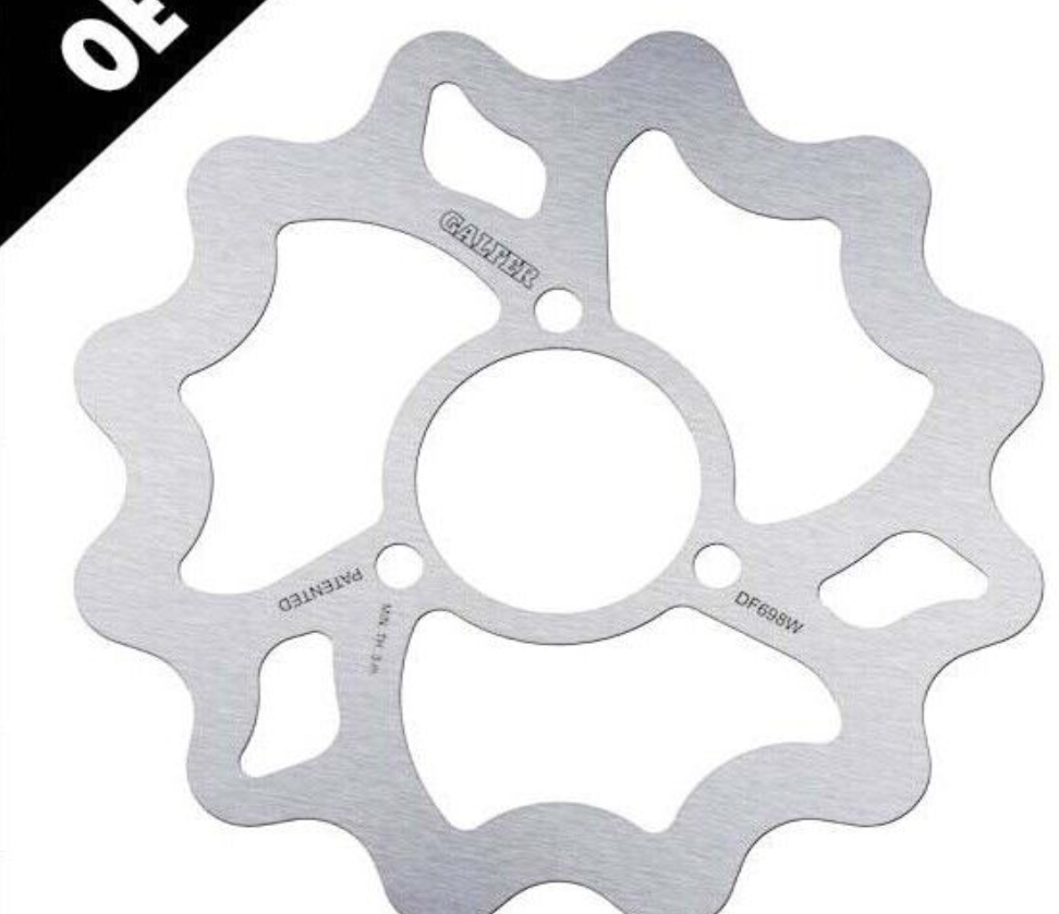 Galfer Rear Brake Disc WAVE FIXED 218x3,5mm DERBI TERRA 4T 125 2006