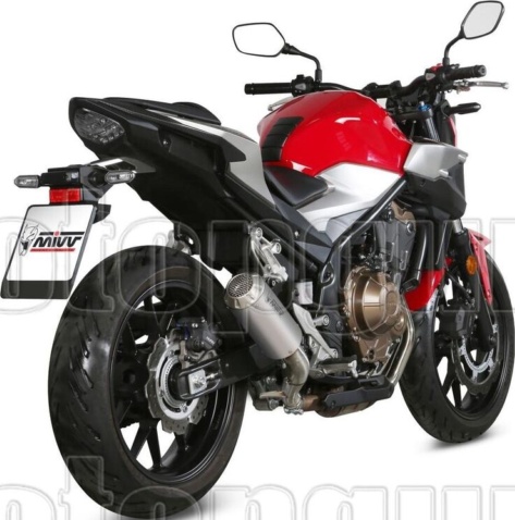 Mivv Exhaust Muffler MK3 Inox for HONDA CB 500 F 2019 > 2023