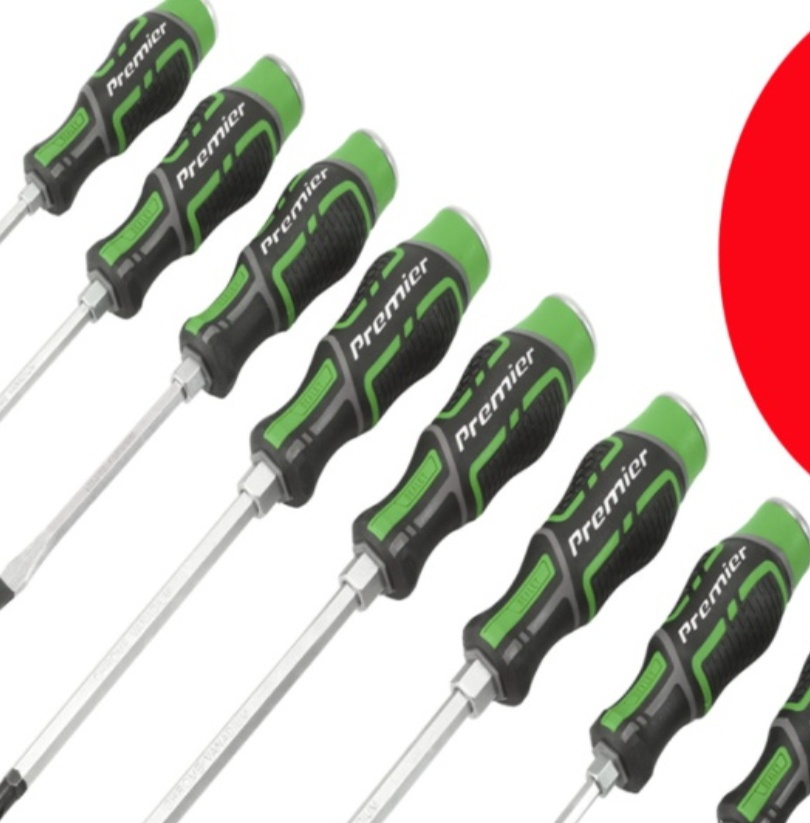 Sealey AK4941HV Hammer Thru Screwdriver Set 9pc Premier LIFETIME GUARANTEE