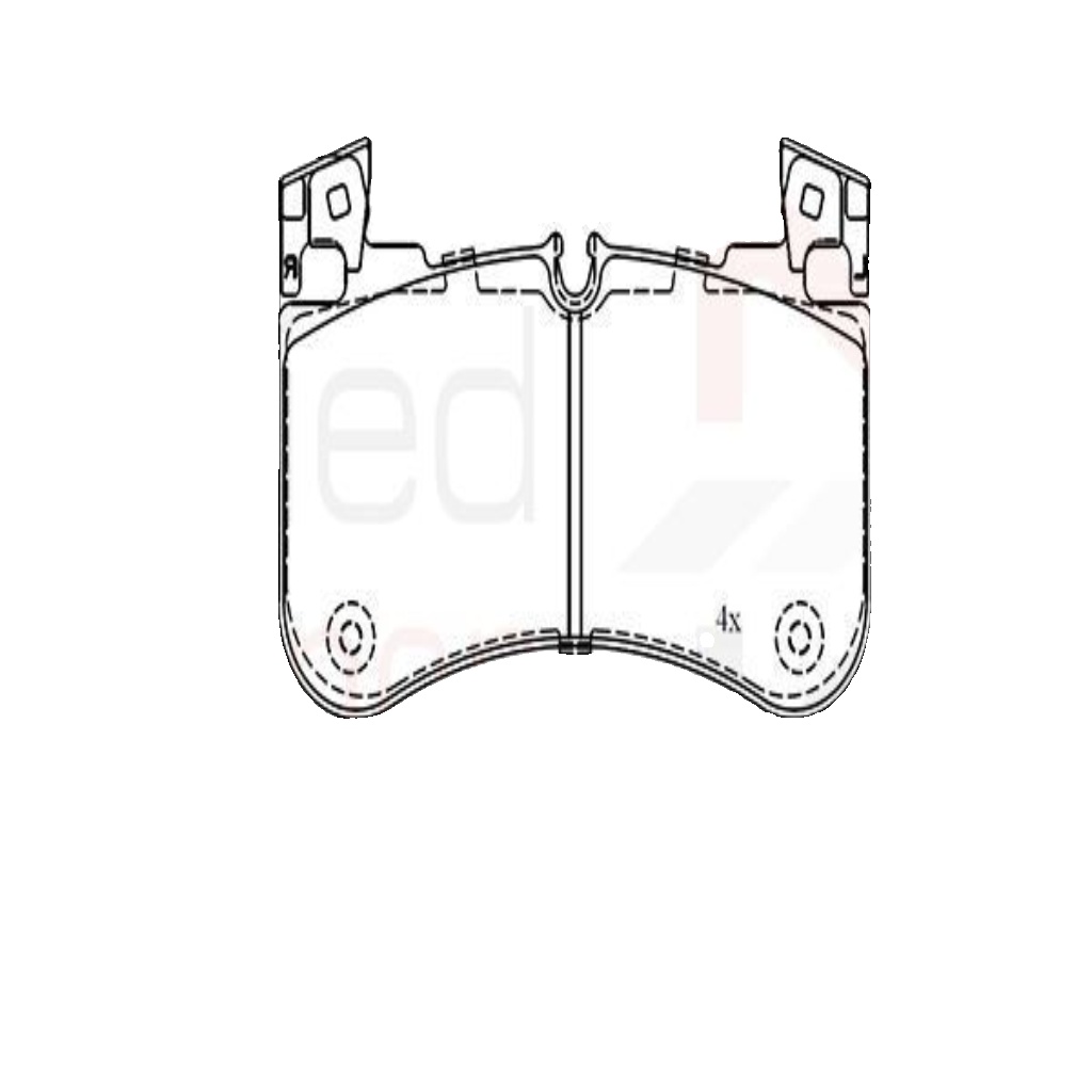 Brake Pads Set Front ADB02840 Allied Nippon LR110084 LR138646