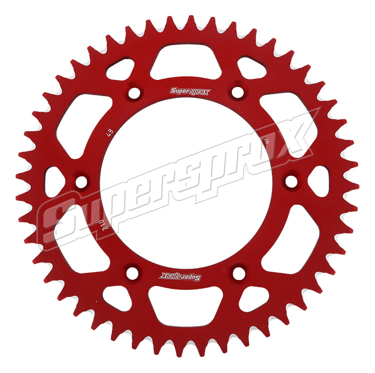 Free Shipping Supersprox Red Aluminum 48 D Crown For Motorcycle Parts