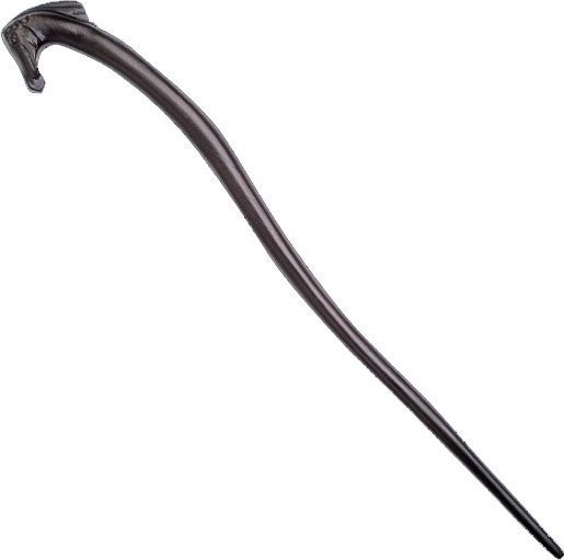 Noble Collection baguette magique Harry Potter : Baguette mangeur de mort (étalon)