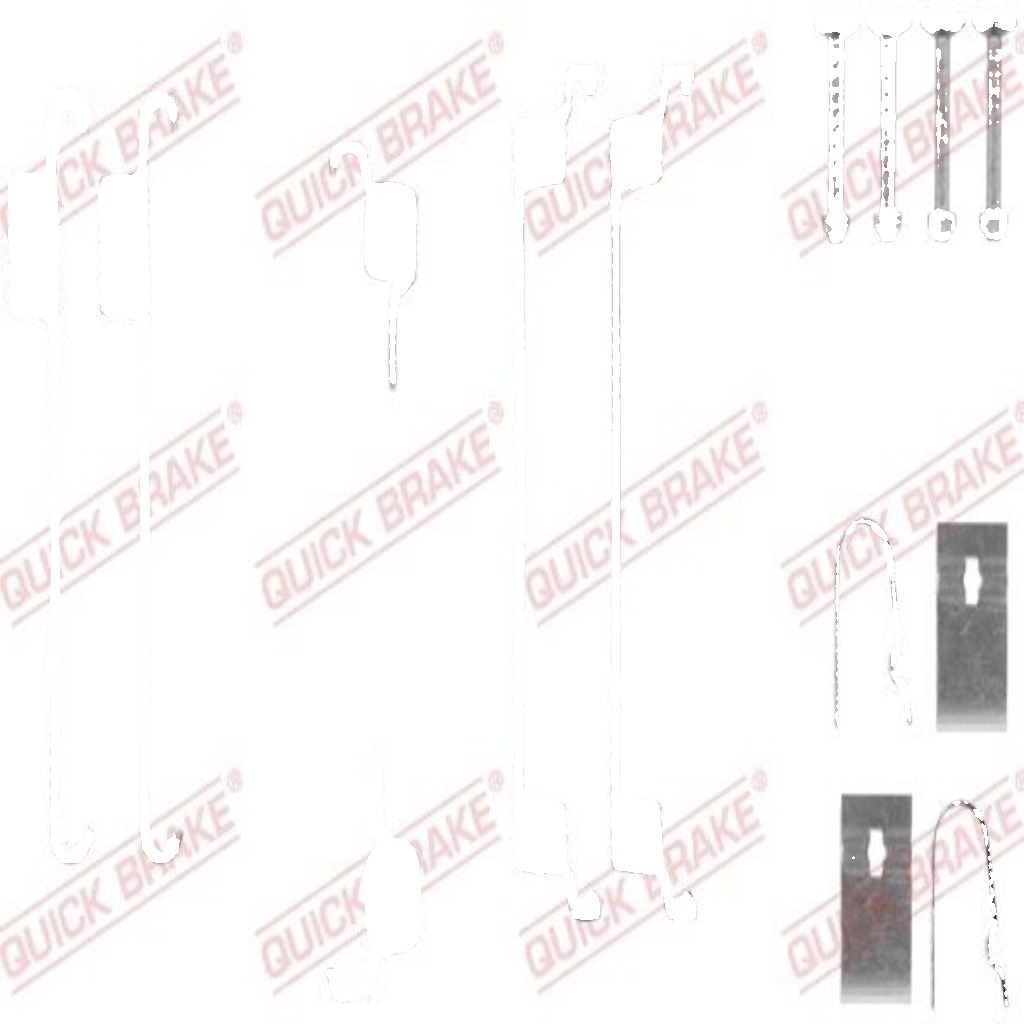 Rear QUICK BRAKE 105-0007 Accessory Kit, brake shoes for NISSAN,SUZUKI