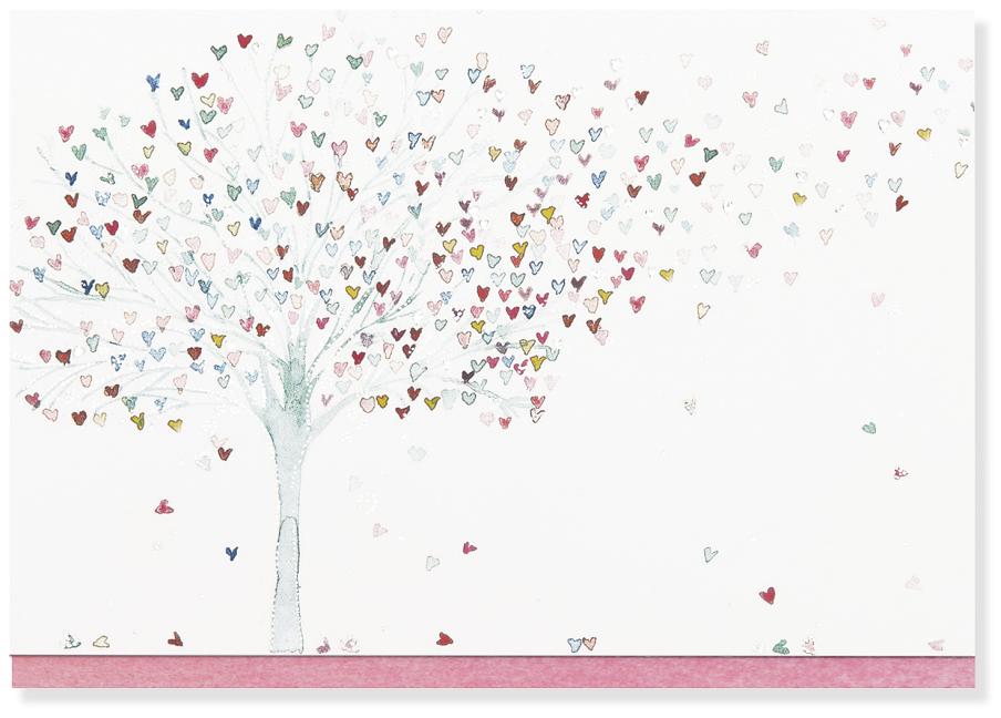 Tree of Hearts Note Cards (Stationery, Boxed Cards) - Image 4
