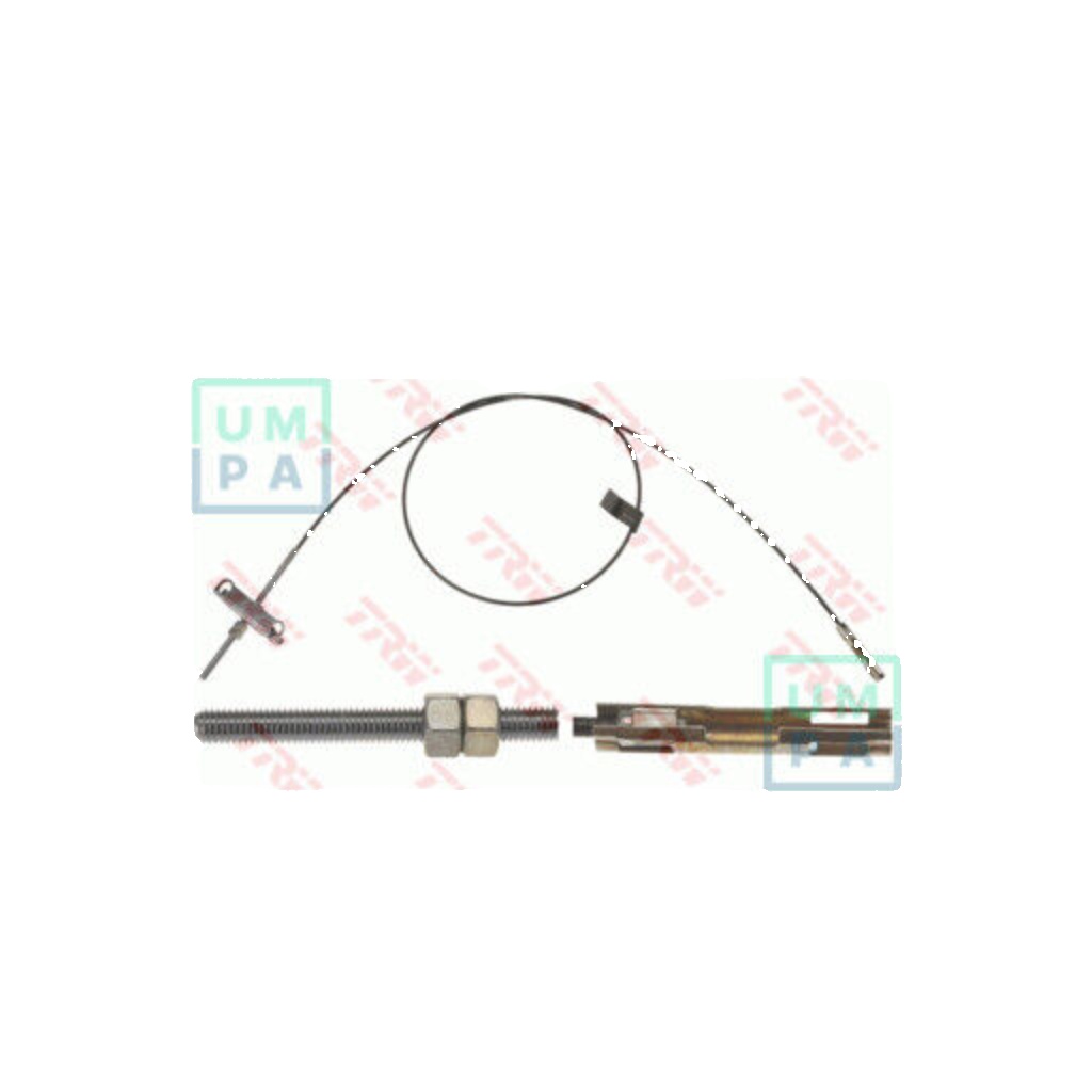 Centre TRW-OE GCH186 Cable Pull, parking brake for FORD