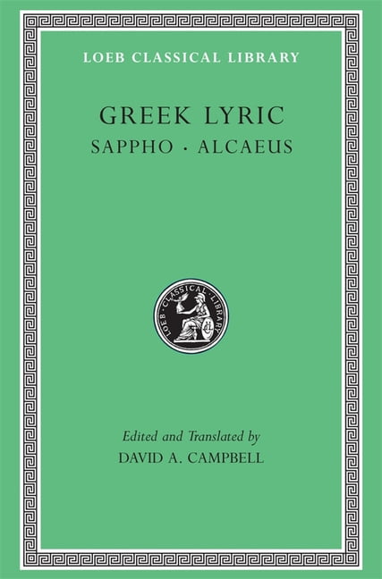 Greek Lyric, Volume I