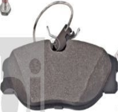Front FEBI GERMANY 16224 Brake Pad Set, disc brake for CITROËN,FIAT,LANCIA,PEUGE