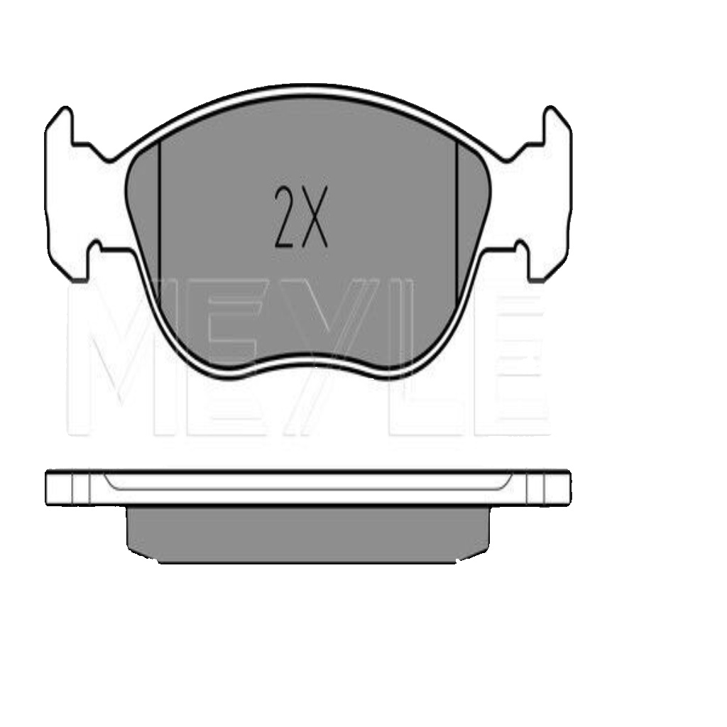 Front MEYLE GERMANY 025 219 2818 Brake Pad Set, disc brake for FIAT