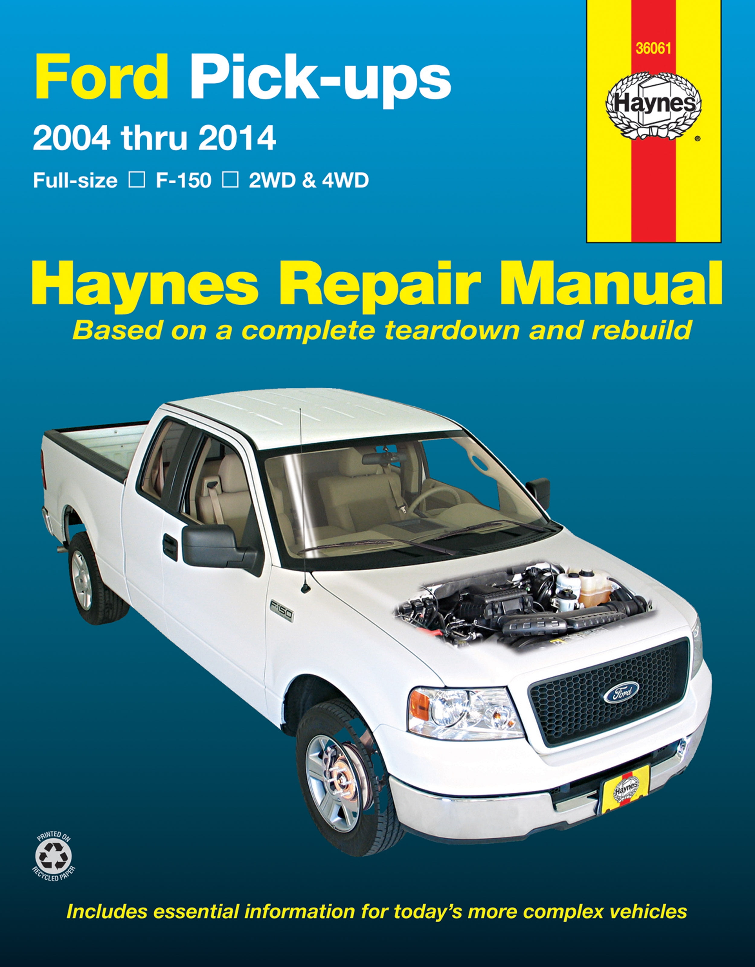 Ford full–size petrol pick–ups F–150 2WD & 4WD ( – 2004–14 Haynes Paperback