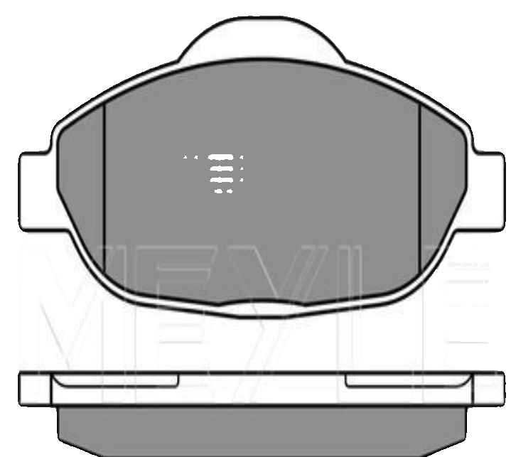 Brake pads Front Axle 025 246 6017 MEYLE for PEUGEOT 308 I 308 SW I 3008 I MPV