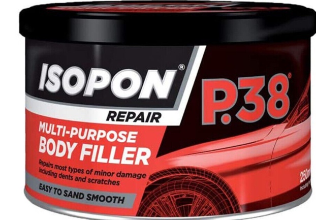UPOL Isopon P38 + P40 Davids Car Body Filler Kit With Isopon Mesh Bundle X2