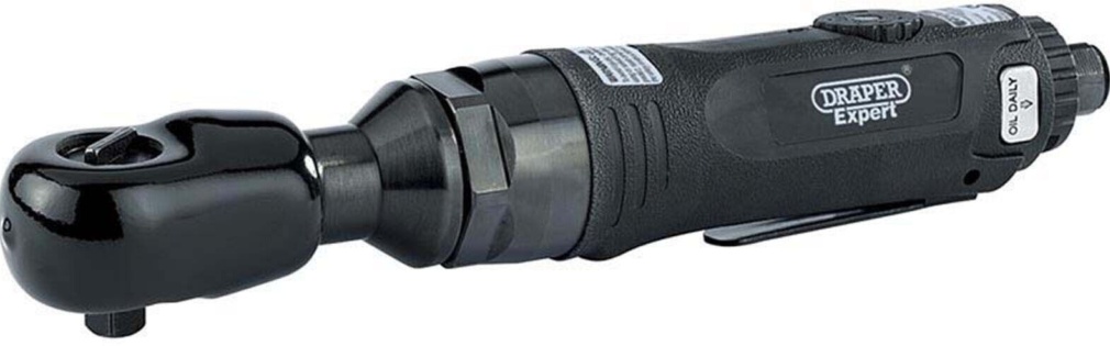 Draper 47568 Soft Grip Reversible Air Ratchet 3/8"" Sq Dr