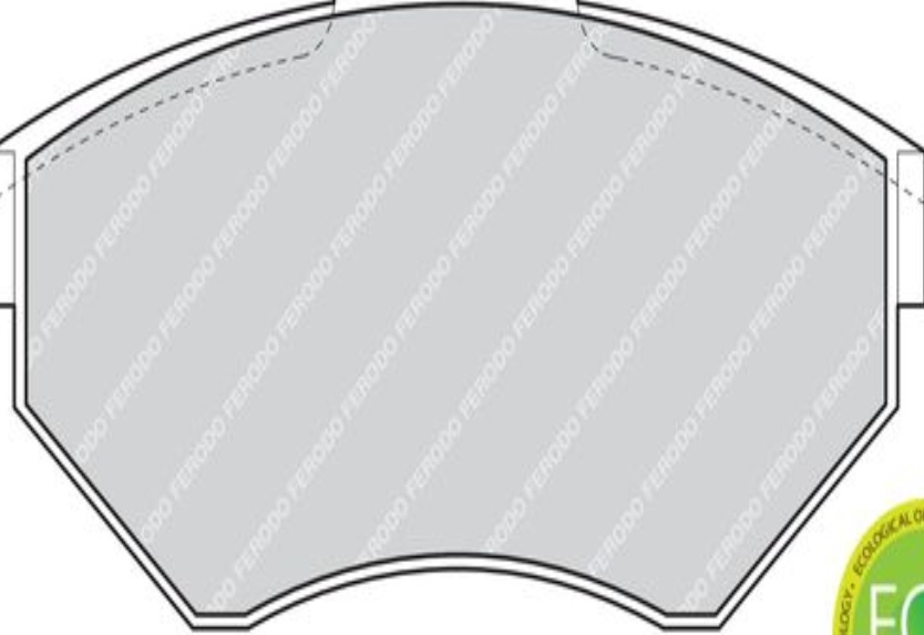 Brake pads FDB1289 FERODO for AUDI VW SEAT