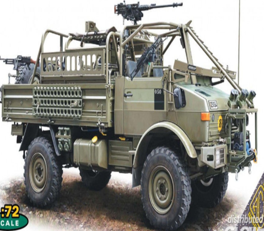 Ace 72458 1:72 JACAM 4x4 Unimog for Long-Range Patrol Missions