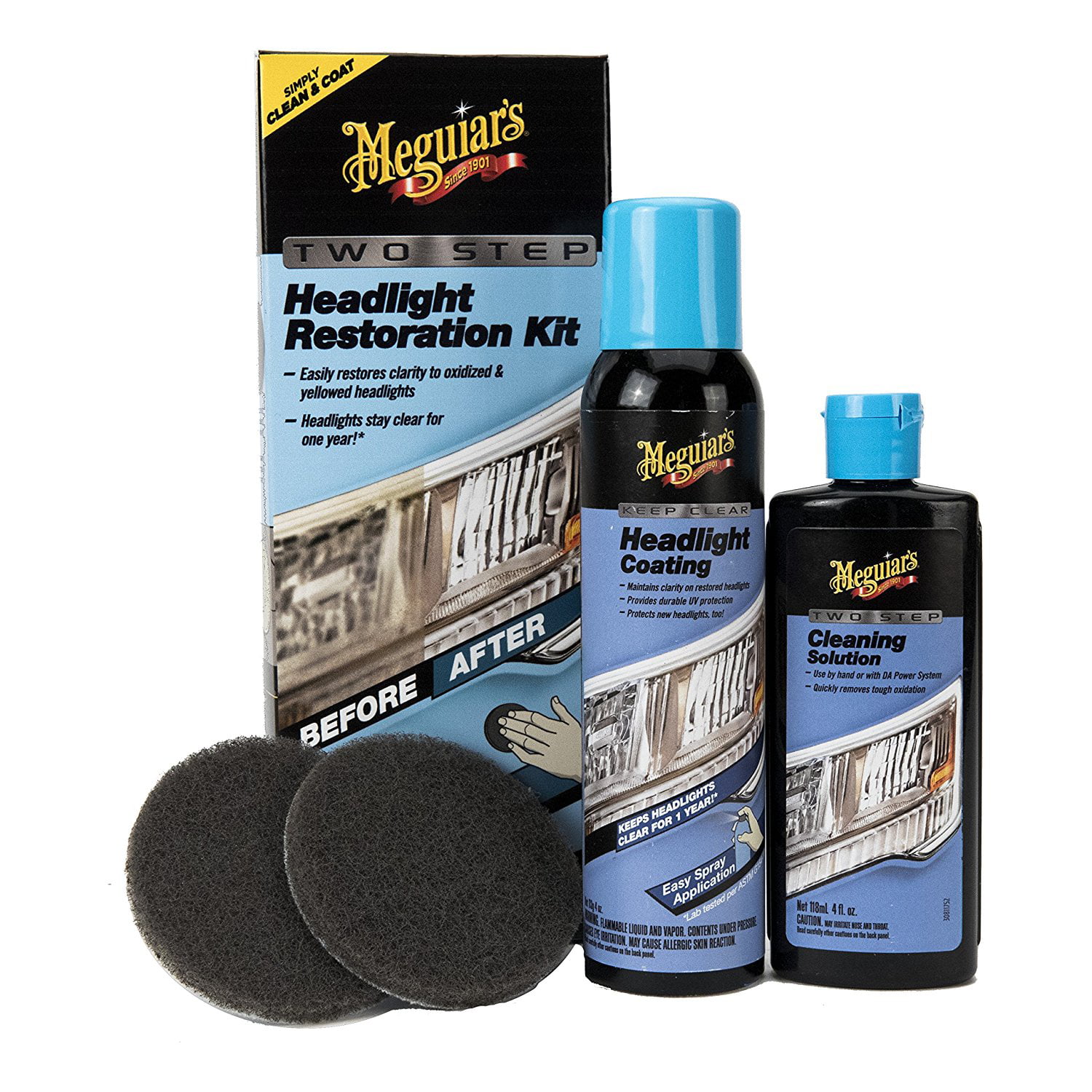 G1900UK One-Step Headlight Restoration Kit x8 Headlights Rear Lights By Meguiars - Image 7