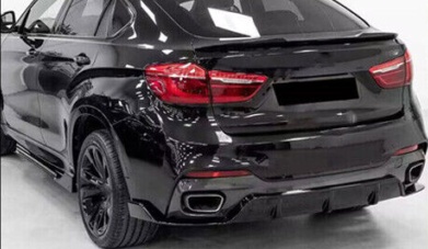 FOR BMW X6 F16 M SPORT REAR DIFFUSER FRONT SPLITTER SPOILER SIDE SKIRTS BODY KIT