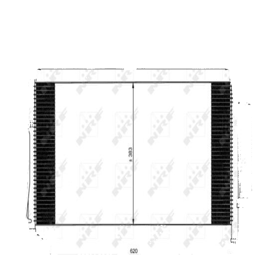NRF 35869 Condenser, air conditioning for SUBARU