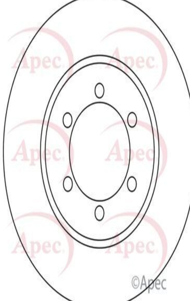 Apec Brake Disc Front Single 4144105000 4144105110 4144106210 4144106211 DSK2071