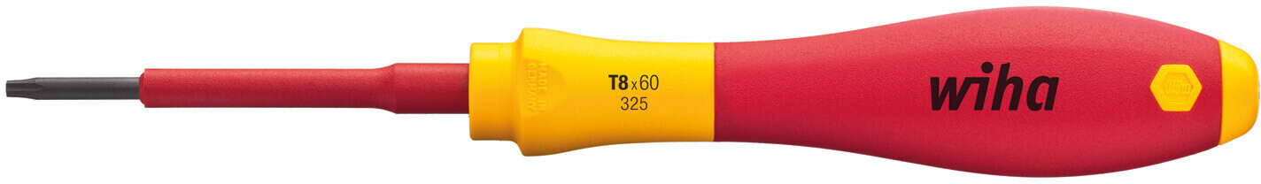 Wiha 00882 Torx Screwdriver T9 60mm VDE Electrician Insulated 1000v SoftFinish