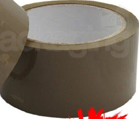 144 ROLLS OF BROWN PACKING PACKAGING TAPE 48mm x 66M