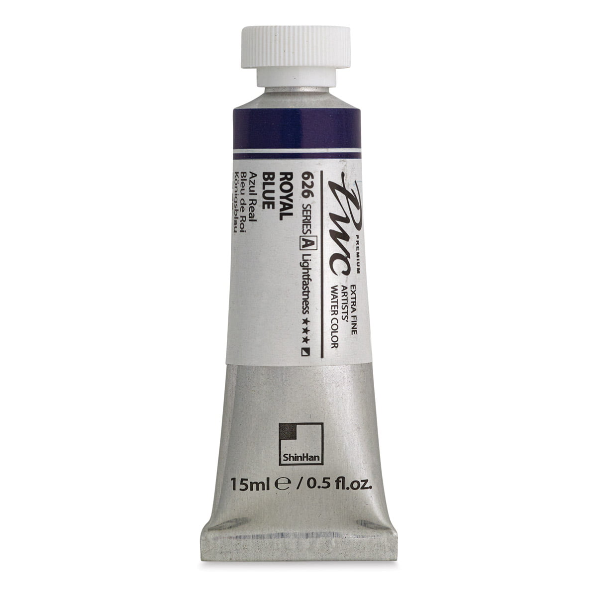ShinHan Premium Extra Fine Watercolour Paint Gum Arabic 15ml Royal Blue Tube