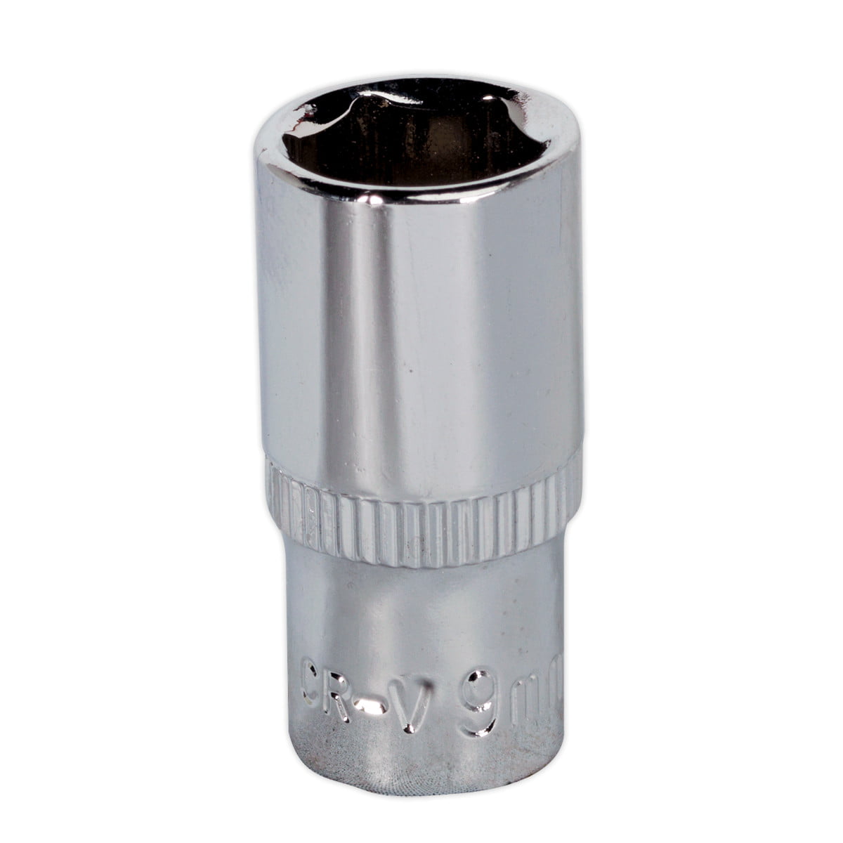 Sealey SP1409 Premier Fully Polished Socket 1/4""Sq Drive 9mm