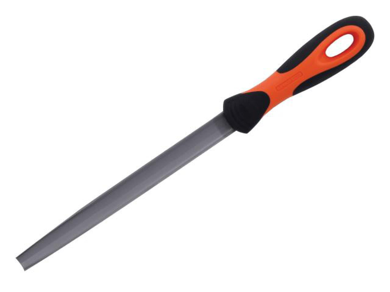 Bahco Handled Half-Round Bastard Cut File 200mm (8in)