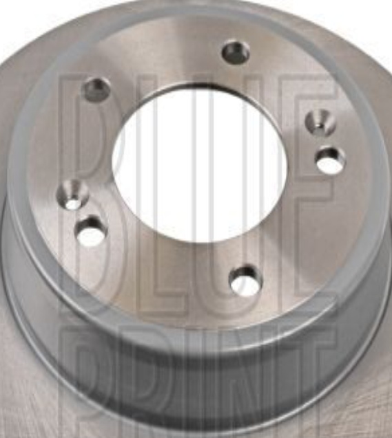 Blueprint ADG043195 Brake Disc Rear Fits Hyundai Elantra i30 Kona Kia Ceed Soul