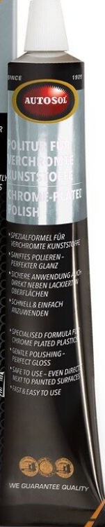 Autosol Chrome Plated Plastic Cleaning Polish 75ml Tube 1061910