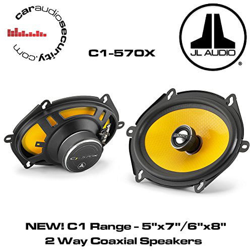 JL Audio C1-570x 5x7 / 6x8"" Coaxial Car Speakers 50W RMS 2-Way Pair