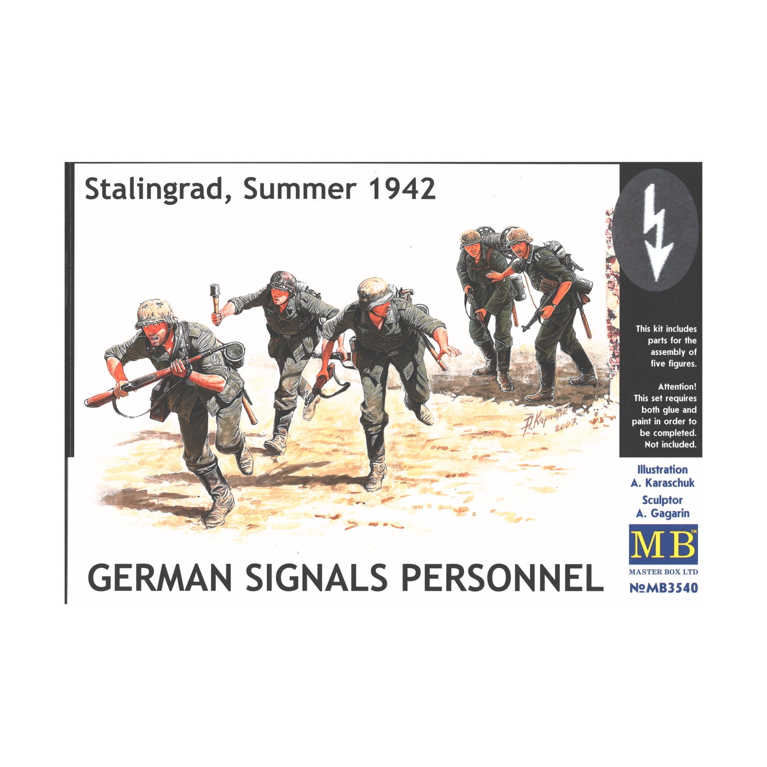Master Box MB3540 1:35 German Signals Personnel, Stalingrad, Summer 1942