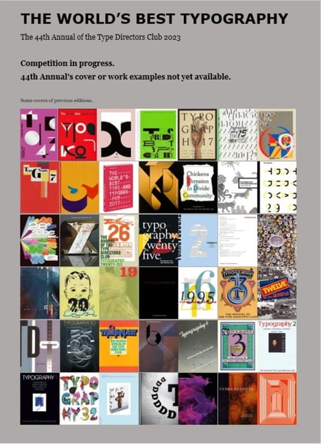 The World's Best Typography by  The Type Directors Club (TDC) - 9788419220523