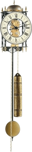 Hermle 70503-000701 Lester Mechanical Skeleton Wall Clock